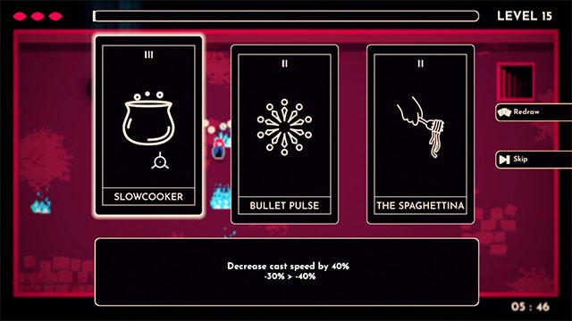 Thu thập thẻ bài phép thuật và nâng cấp để tăng cường sức mạnh trên đấu trường Her Name Was Fire game