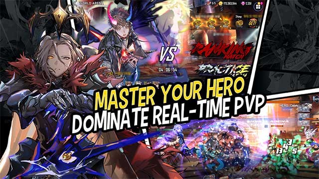 Chứng minh sức mạnh của bạn trong các trận chiến PvP thời gian thực