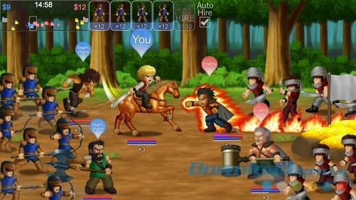 Game anh hùng chiến đấu Hero Fighter X cho iOS cực hay trên iPhone