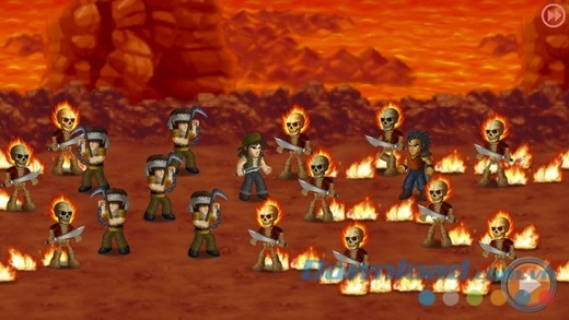 Hero Fighter X cho iOS thử thách bạn ở nhiều môi trường khác nhau