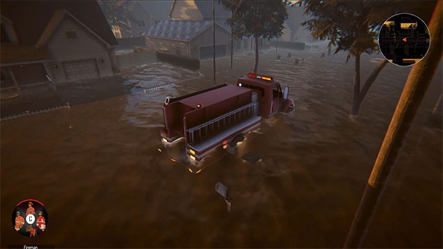 Tận dụng các phương tiện trong HERO: Flood Rescue bao gồm trực thăng, xe cứu hỏa, cầu phao...