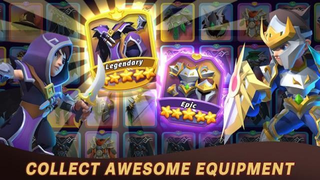 Thu thập các trang thiết bị huyền thoại