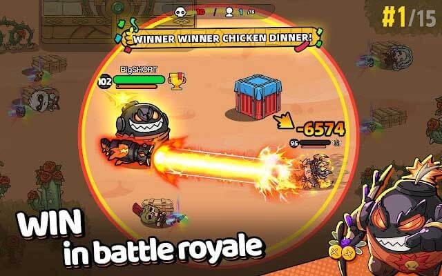 Giành chiến thắng trong các trận chiến sinh tồn Battle Royale