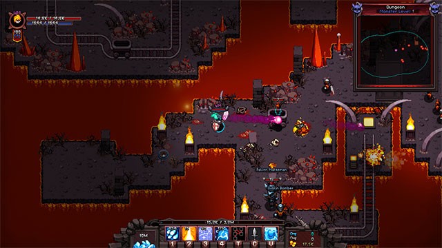 Lao mình vào cuộc chiến với kẻ thù và boss khủng để nhận thưởng