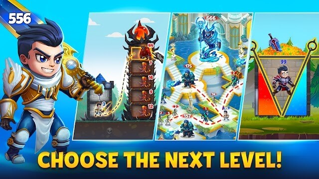 Trở thành một huyền thoại chiến trường trong game Hero Wars for Android