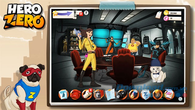 Game nhập vai siêu anh hùng Hero Zero