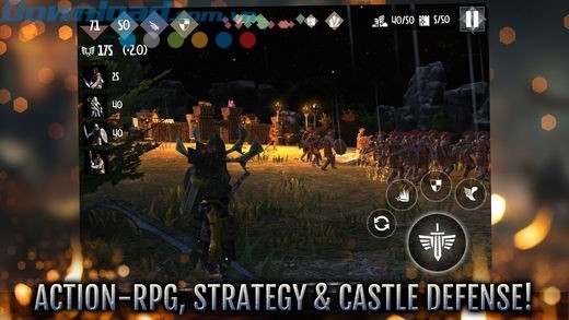 Gameplay hành động nhập vai, chiến thuật và phong thủ tháp