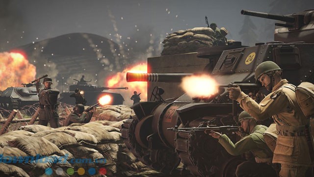 Những chiếc xe tăng khổng lồ sống động