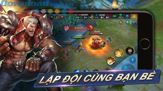 Lập tổ đội với bạn bè