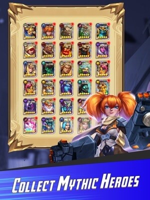 Thu thập các anh hùng mạnh mẽ trong game Heroes Awaken