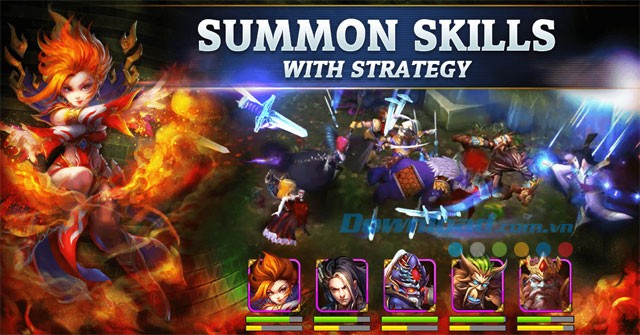 Triệu hồi các kỹ năng và chiến thuật trong game