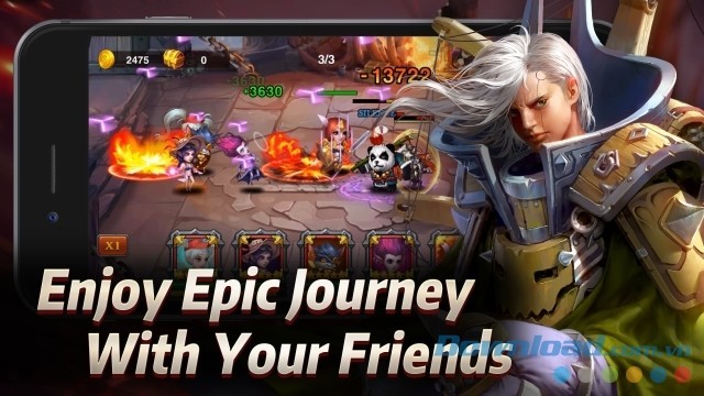 Chơi game Heroes Charge cho iOS miễn phí cùng bạn bè
