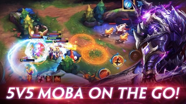 Tham gia các trận đánh MOBA 5v5 khốc liệt