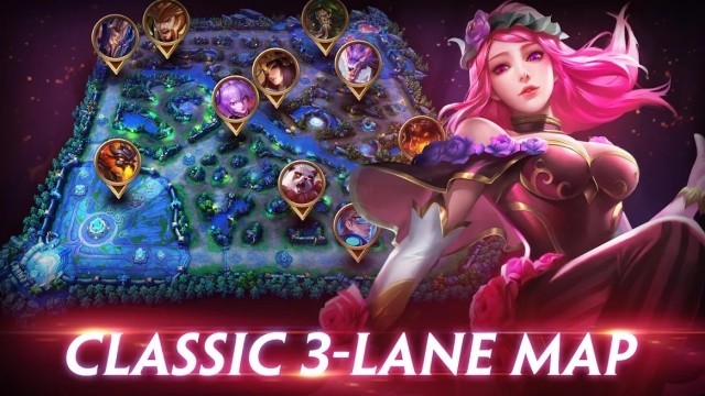 Bản đồ 3 lane cổ điển