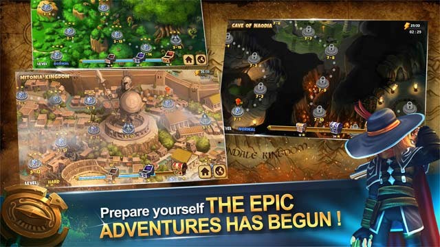 Chuẩn bị sẵn sàng để tham gia những cuộc phiêu lưu đầy thách thức trong Heroes Guardian