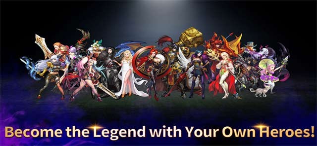 Trở thành huyền thoại với team anh hùng của riêng bạn