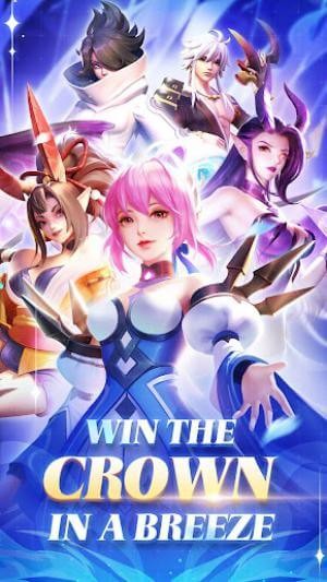 Heroes of Crown được xây dựng theo lối chiến lược nhàn rỗi, đồ họa anime tuyệt đẹp