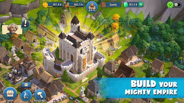 Xây dựng đế chế mạnh mẽ của bạn trong game Heroes of History: Epic Empire