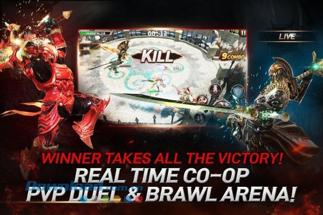 Chế độ PvP và Co-op trong thời gian thực của game Heroes of Incredible Tales