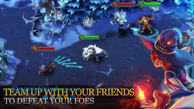 Heroes of Order & Chaos sở hữu lối chơi thẻ tướng hấp dẫn