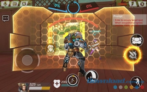 Heroes of Warfare cho Android mô phỏng hoàn hảo Overwatch trên thiết bị di động