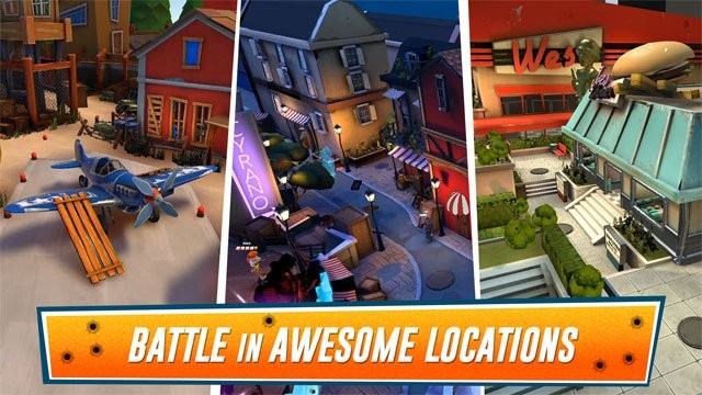 Chiến đấu trên những địa điểm tuyệt vời