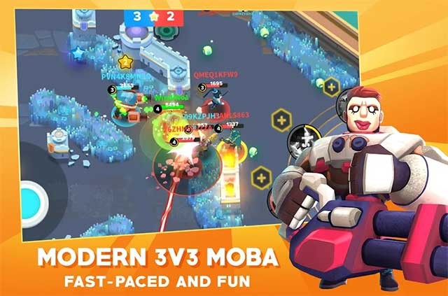 Tham gia những trận chiến vui nhộn nhịp độ nhanh