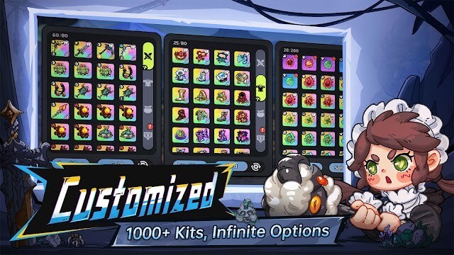 Vô số lựa chọn tùy chỉnh trang bị