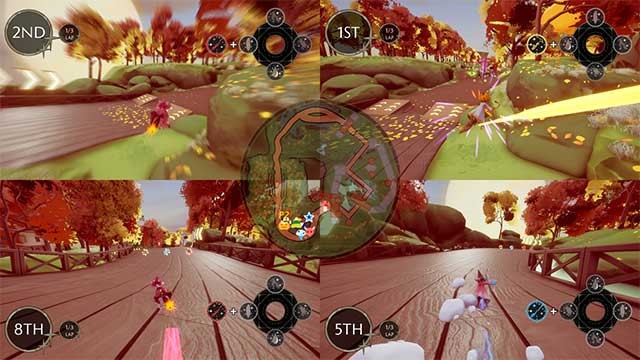 Tranh tài cùng bạn bè trong chế độ chia màn hình nhiều người chơi