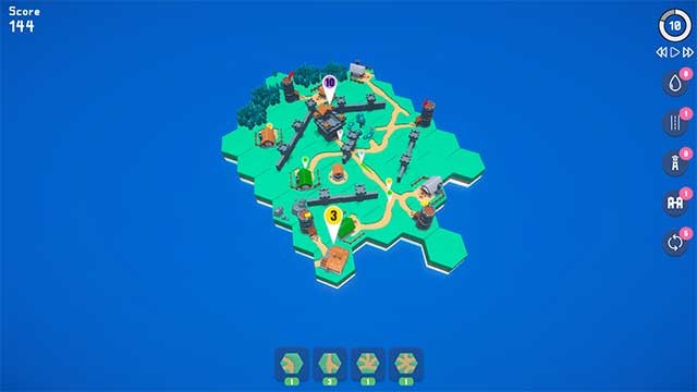 Hexarium là trò chơi mô phỏng quản lý giao thông tối giản với đồ họa đẹp