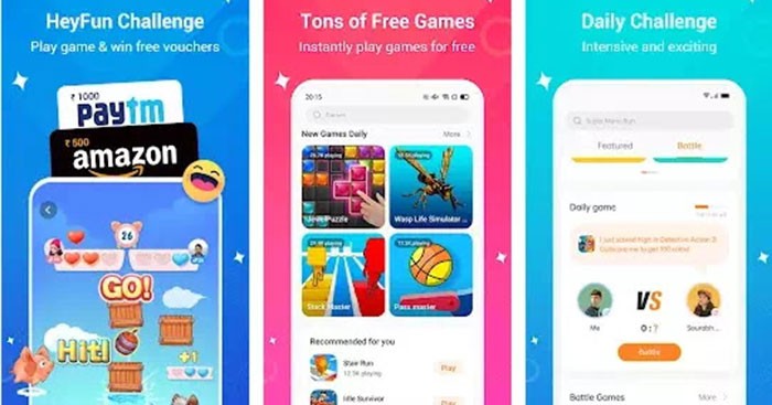HeyFun là nền tảng chơi game và gặp gỡ bạn bè đang hot