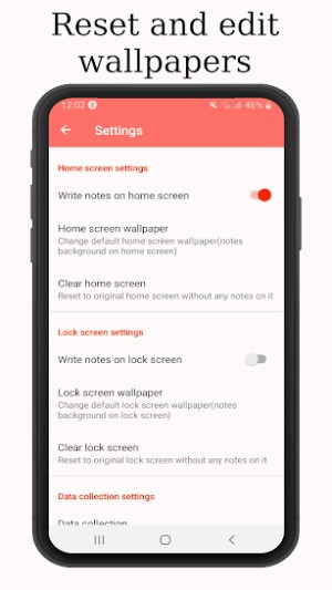 Reset và chỉnh sửa hình nền