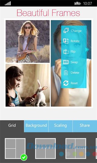 Chọn khung ảnh mẫu