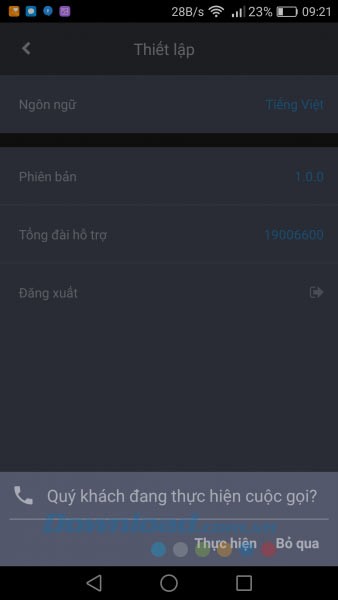 Thiết lập trong Hi FPT