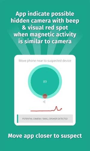 Phát ra cảnh báo và điểm đỏ khi phát hiện hoạt động tương tự camera