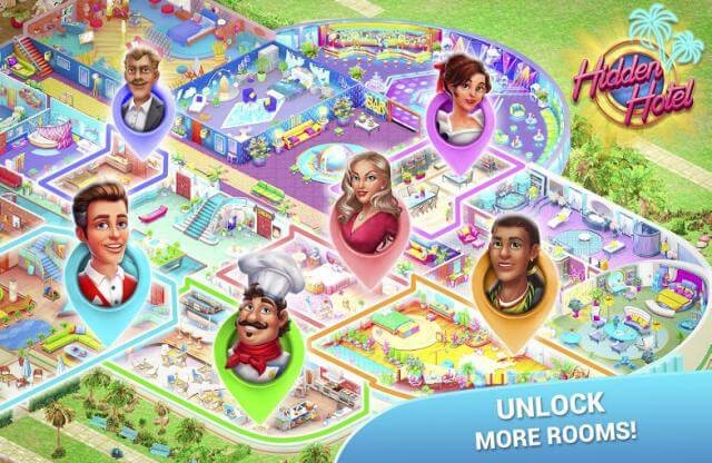 Mở khóa nhiều căn phòng khác nhau