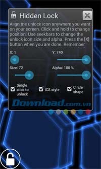 Hidden Lock for Android