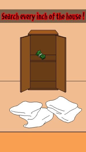 Lục tung mọi ngóc ngách trong nhà để tìm quỹ đen của vợ trong game Hidden Money By My Wife