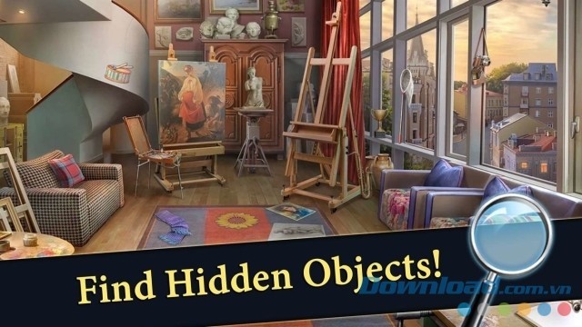 Game truy tìm đồ vật lí thú Hidden Objects Mystery Society HD cho Windows
