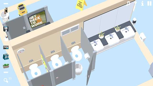 bạn có thể tự do xoay và thu phóng các căn phòng