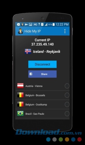 Hide My IP cho Android ẩn địa chỉ IP