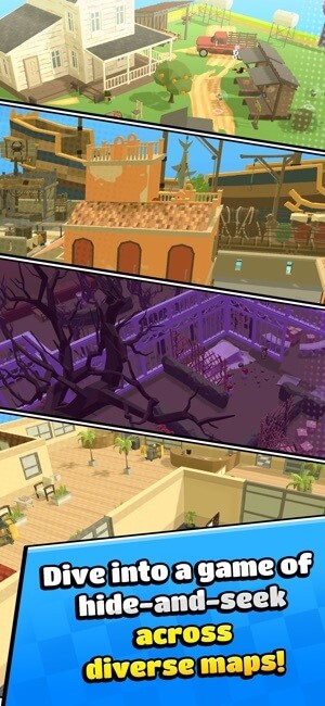 Hide N Seek Adventure cho bạn chơi trốn tìm trong những khu vực rộng lớn