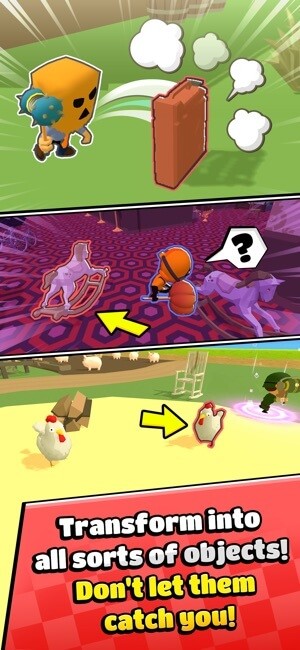 Biến thành đồ vật phù hợp môi trường để không bị tìm thấy