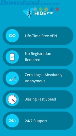 Ứng dụng mạng riêng ảo nhanh nhất và miễn phí trên Android