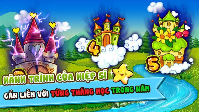 Giao diện game Hiệp sĩ Toán