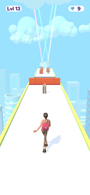 Đi trên đường, thu thập gót giày và vượt chướng ngại vật