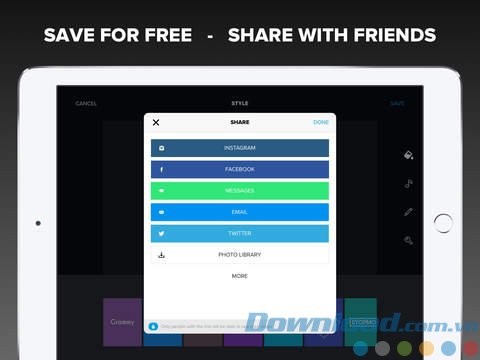 Chia sẻ video trên SNS
