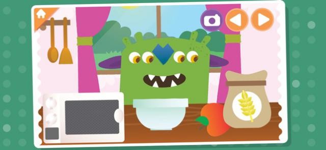 Thực hiện các hoạt động hàng ngày như làm sạch răng miệng, cho quái vật ăn, đi ngủ...