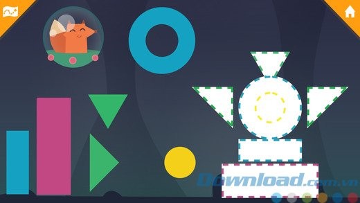 Học cách phân biệt hình khối và màu sắc