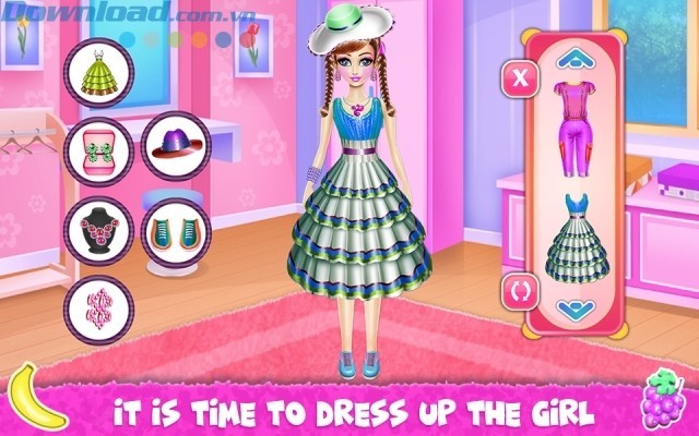 Mặc cho cô ấy những bộ quần áo thời trang, tôn thân hình hoàn hảo